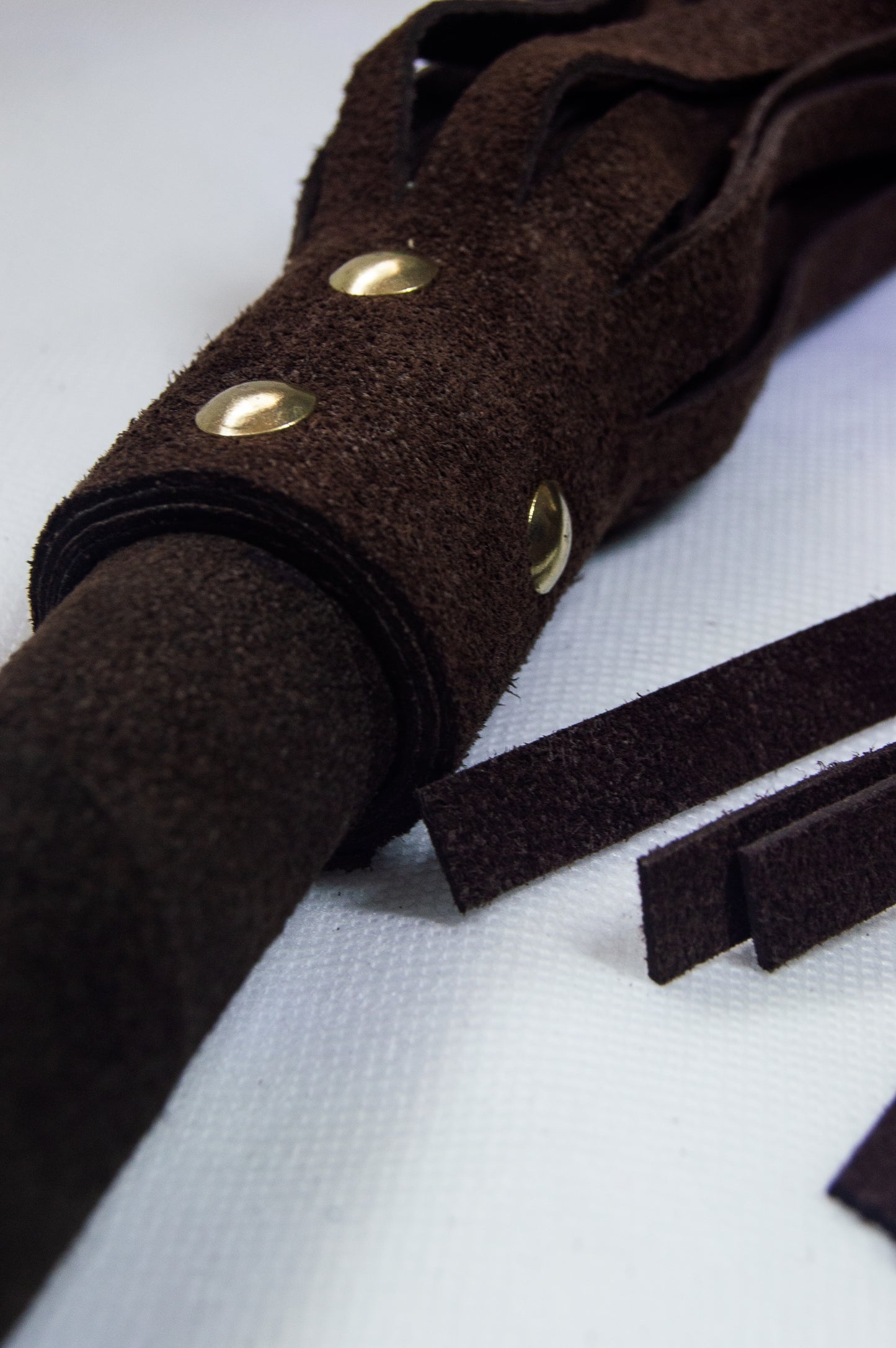 Dark Dominance Suede Flogger