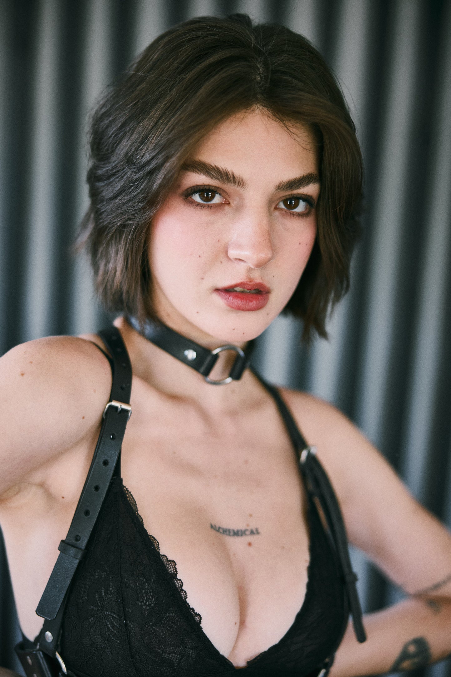 The Leather O-Choker