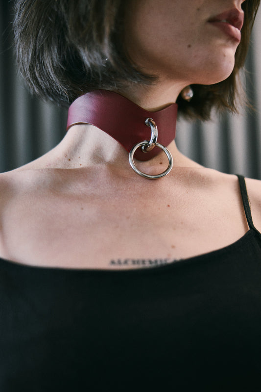 Aurelia Leather Collar