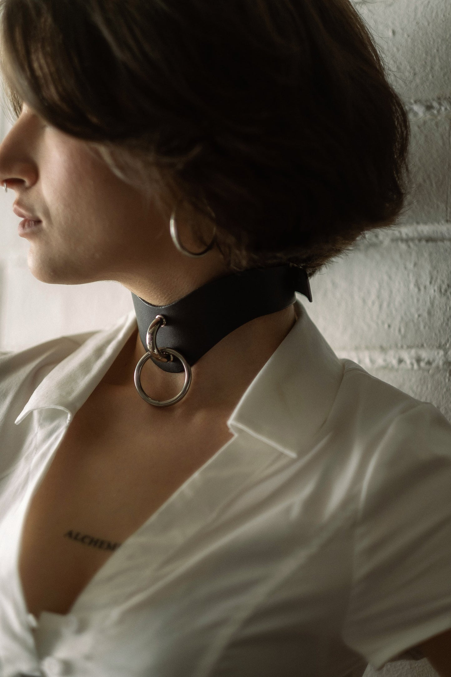 Aurelia Leather Collar